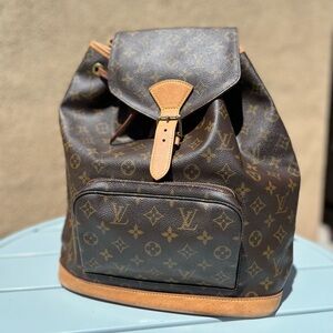 Louis Vuitton Brown Monogram Canvas Backpack